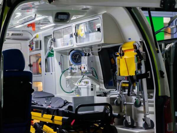 ambulanza per eventi sportivi